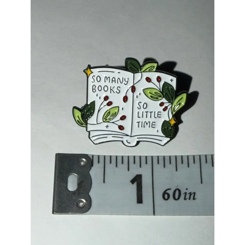 So Many Books, So Little Time Read Pin Brooch